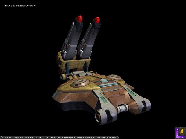 Star Wars: Galactic Battlegrounds Render (Official website units): Anti-Air Mobile Useless against a ground assault, Anti-Air Mobile Heavy Weapons can obliterate Aircraft with ease-and they're also well protected against airborne attacks, making them ideal in conjunction with groups of relatively frail Anti-Air Troopers.
