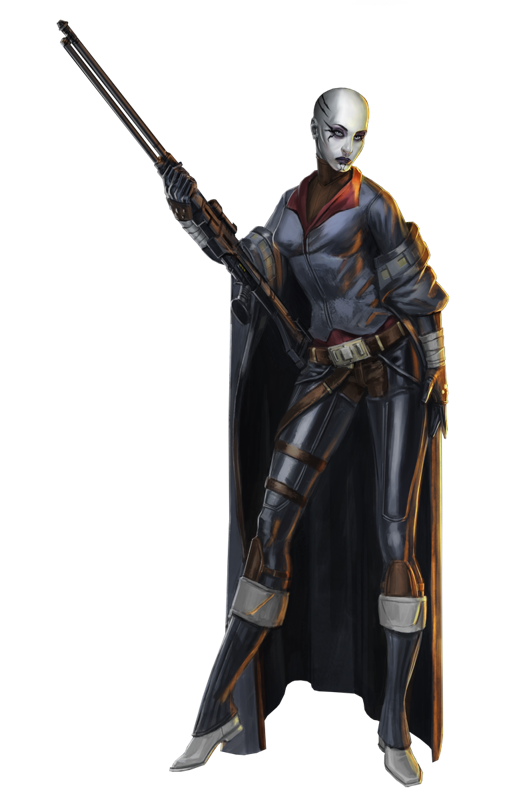 Star Wars: The Old Republic Concept Art (Official website > Fan Site Kit v.10 (Biographies)): Kaliyo