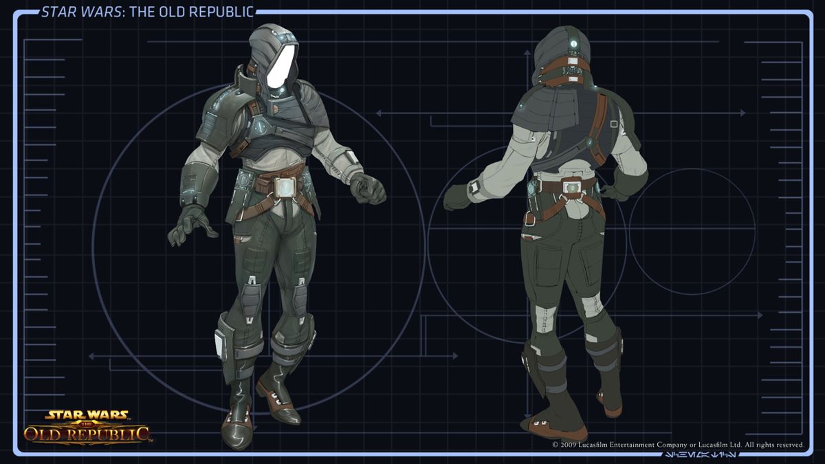 Star Wars: The Old Republic Concept Art (Official website > Fan Site Kit v.10 (Classes: Imperial Agent)): Imperial Agent