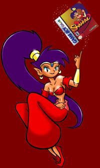 Shantae Render (Promo Art - WayForward.com): Shantae Sitting Box 2