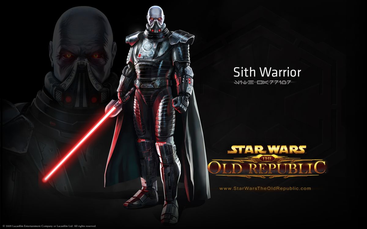 Star Wars: The Old Republic Wallpaper (Official website > Fan Site Kit v.10 (Classes: Sith Warrior)): Sith Warrior