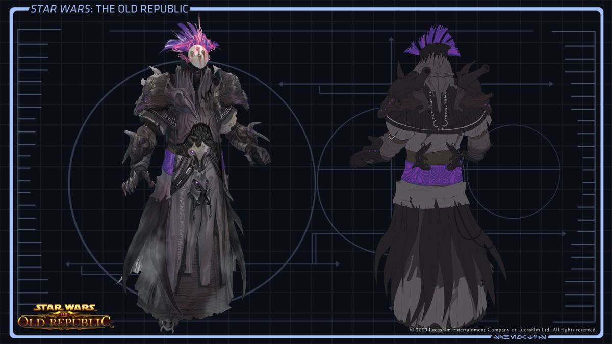 Star Wars: The Old Republic Concept Art (Official website > Fan Site Kit v.10 (Classes: Sith Inquisitor)): Sith Inquisitor