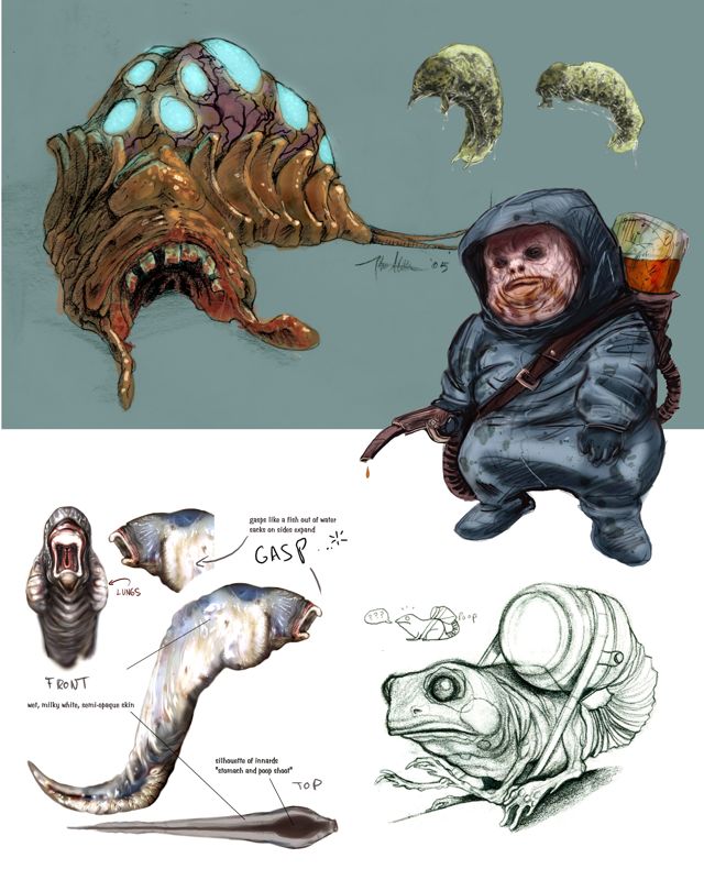 BioShock Concept Art (Cult of Rapture > Downloads: BioShock Artbook (little sisters))