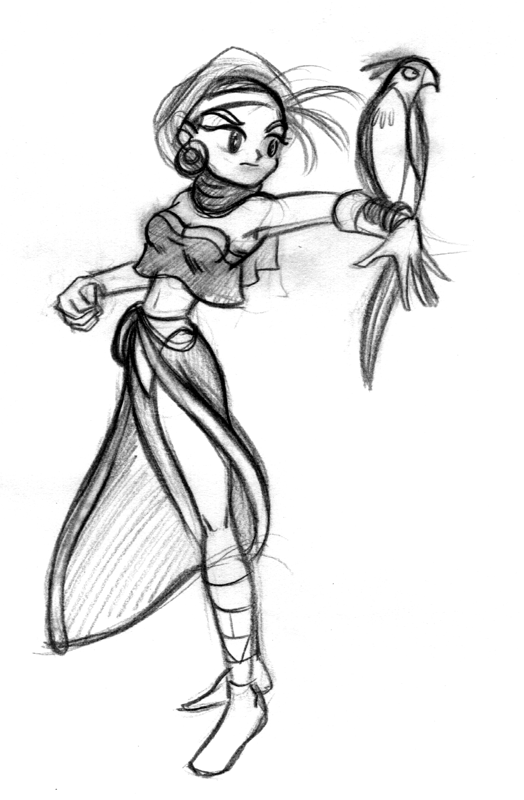 Shantae Concept Art (Concept Art - WayForward.com): CP Sky 01