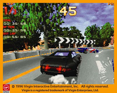 Screamer Screenshot (Virgin Interactive Entertainment website, 1997)