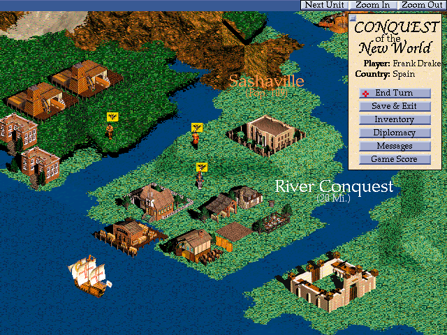 Conquest of the New World Screenshot (SCORE Magazine CD, 1996-03)
