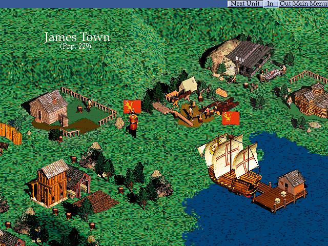 Conquest of the New World Screenshot (SCORE Magazine CD, 1996-03)