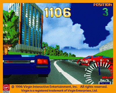 Screamer Screenshot (Virgin Interactive Entertainment website, 1997)