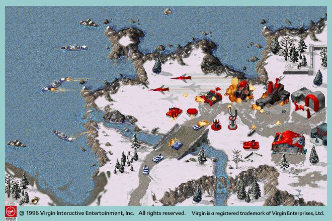 Command & Conquer: Red Alert Screenshot (Virgin Interactive Entertainment website, 1997)