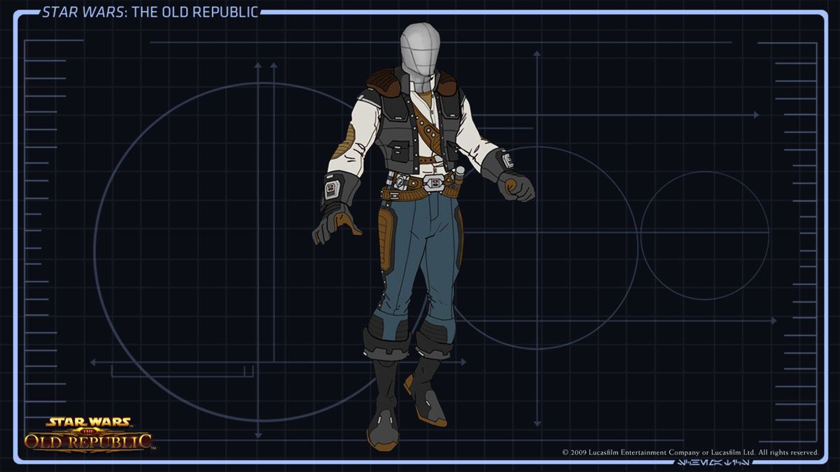 Star Wars: The Old Republic Concept Art (Official website > Fan Site Kit v.10 (Classes: Smuggler)): Smuggler