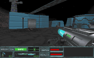 The Terminator: Future Shock Screenshot (Lasersoft website, 1996): This image is possibly the same as camp.gif mentioned at the official Future Shock page (Wayback Machine link). If so, it was originally published on 1995-10-27.