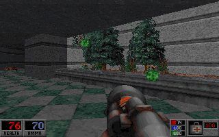 Blood: Plasma Pak Screenshot (Official website, 1997): Caleb dispatches the ones on the right and move in to deal with the rest