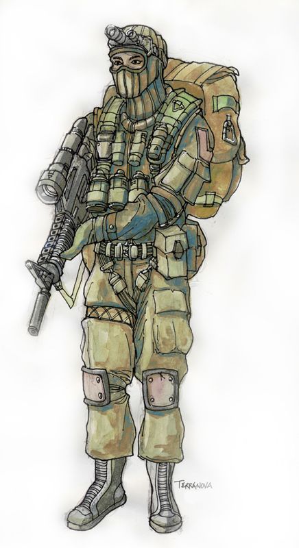 Rise of Nations Concept Art (Fan site kit, 2002-11-07): Elite Special Forces