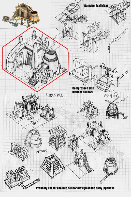 Rise of Nations Concept Art (Fan site kit, 2002-11-07): Smelter