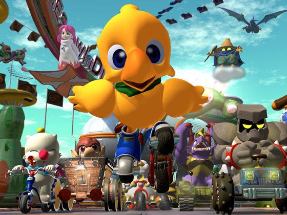 Chocobo Racing Render (PlayStation Autumn Winter Collection 99)