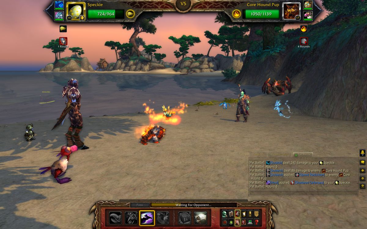 World of WarCraft: Mists of Pandaria Screenshot (Blizzard Press Center website > Mists of Pandaria Press Kit (Screenshots)): in: Pet Battle System