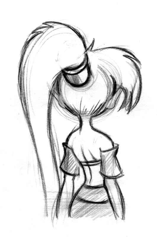 Shantae Concept Art (Concept Art - WayForward.com): SH Sketch B