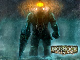BioShock 2 Wallpaper (Official game website > Downloads (Wallpapers)): Rain Blackberry