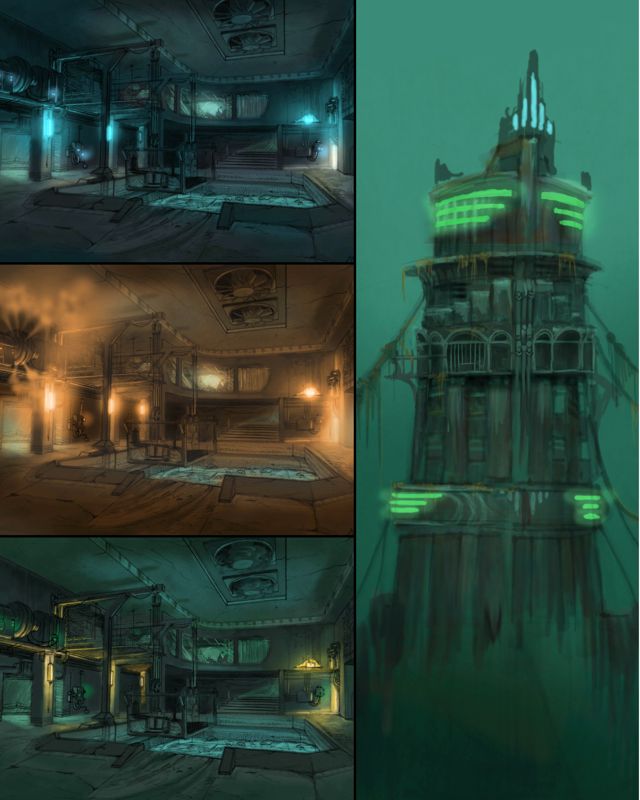 BioShock Concept Art (Cult of Rapture > Downloads: BioShock Artbook (environments))