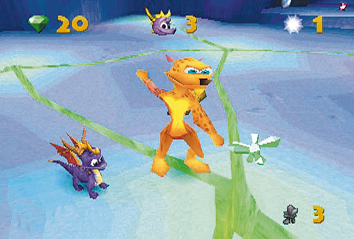 Spyro 2: Ripto's Rage! Screenshot (PlayStation Autumn Winter Collection 99)