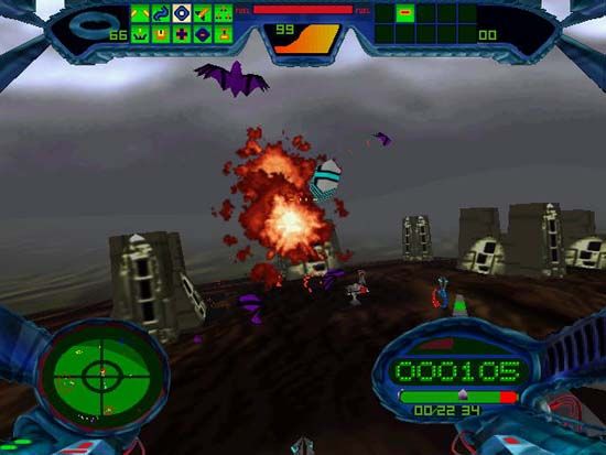 Scorched Planet Screenshot (Virgin Interactive Entertainment website, 1998)