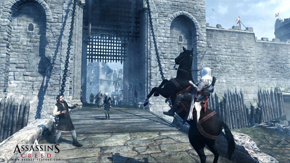 Assassin's Creed Screenshot (Assassin's Creed Webkit): Acre Front Gate (PS3)