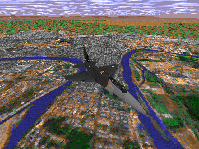 Back to Baghdad Screenshot (Military Simulations website, 1997): Downtown