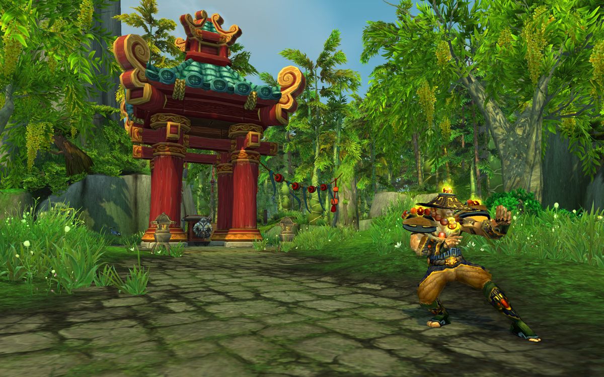 World of WarCraft: Mists of Pandaria Screenshot (Blizzard Press Center website > Mists of Pandaria Press Kit (Screenshots)): in: Tier 14 Monk Armor screenshots