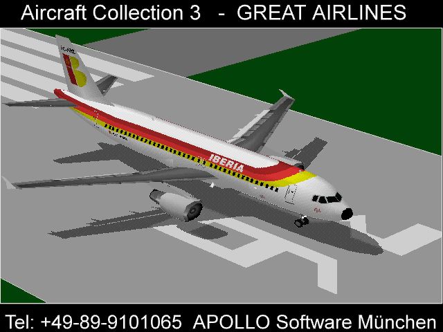 Apollo Collection 3: Great Airlines Screenshot (Apollo promotional video clips 1996-03-25): A320-200