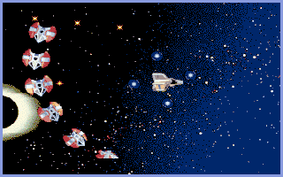 Nebula Fighter Screenshot (ionos website, 1997)