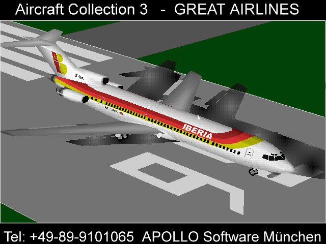 Apollo Collection 3: Great Airlines Screenshot (Apollo promotional video clips 1996-03-25): 727-200