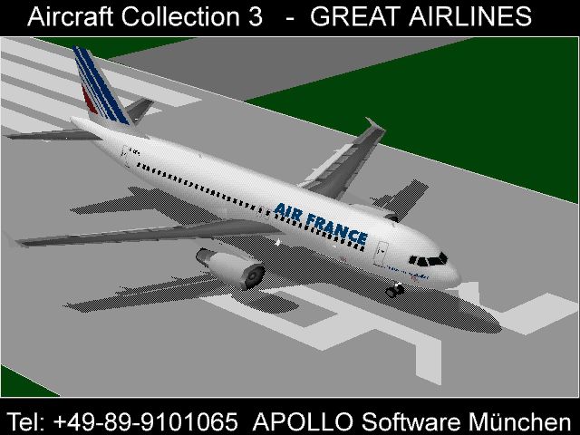 Apollo Collection 3: Great Airlines Screenshot (Apollo promotional video clips 1996-03-25): A320-200