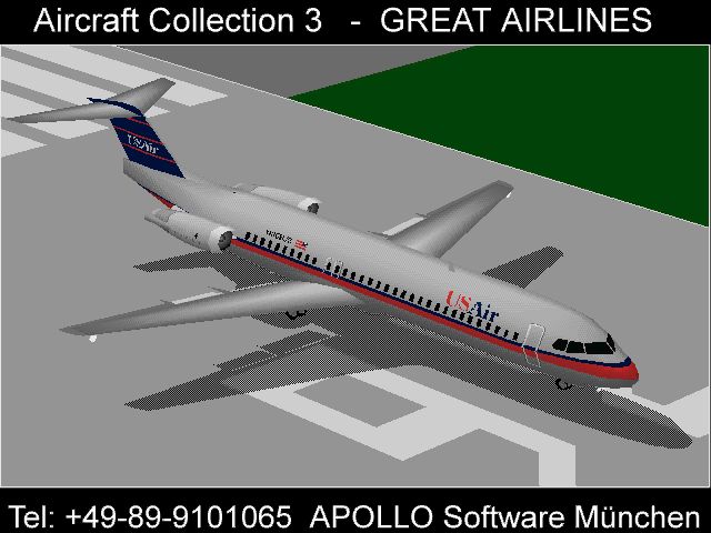 Apollo Collection 3: Great Airlines Screenshot (Apollo promotional video clips 1996-03-25): Fokker 100