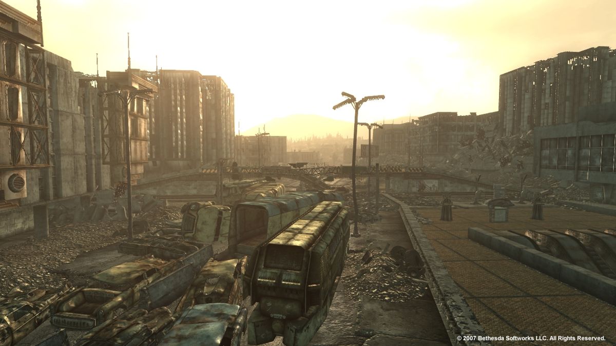 Fallout 3 Screenshot (Zenimax official website (in Japanese) > Screenshots): Field set.