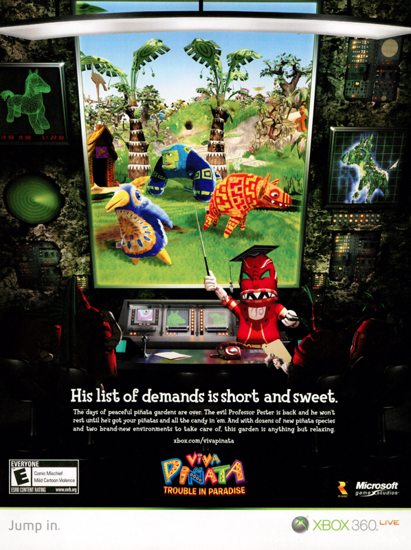 Viva Piñata Magazine Advertisement (Magazine Advertisements): GamePro (U.S.) Issue #241 (October 2008)