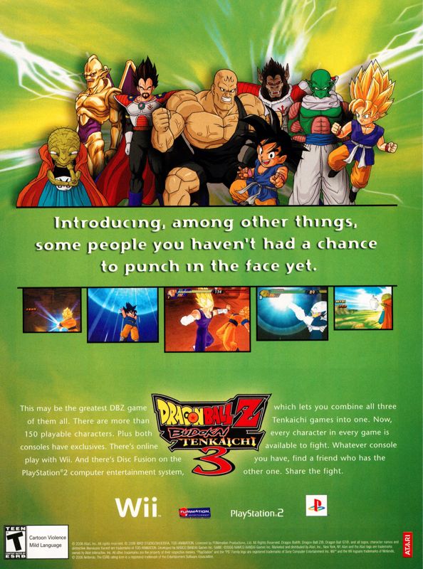 Dragon Ball Z: Budokai Tenkaichi 3 (2007) - MobyGames