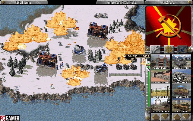 Command & Conquer: Red Alert - The Aftermath Screenshot (PC Gamer Online Preview, 1997)