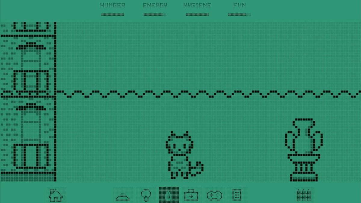 Catgotchi: Virtual Pet Screenshot (Nintendo.com.au)