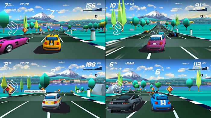 Horizon Chase Turbo: Rookie Series Screenshot (Nintendo.com)