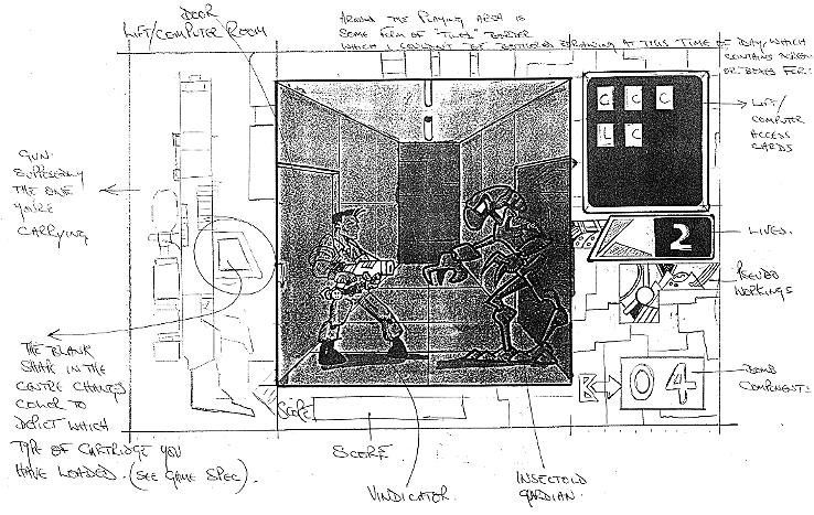 The Vindicator! Concept Art (World of Spectrum: Additional material): Storyboard 1