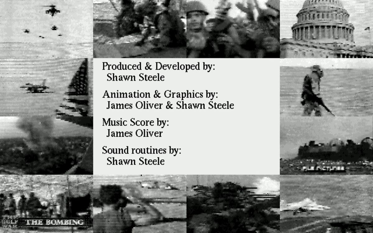 The Saddam Hussein Game Screenshot (Title Sequence)