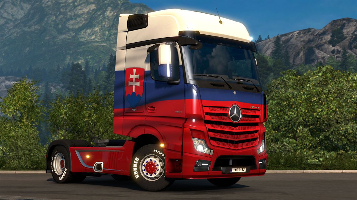 Euro Truck Simulator 2: Slovak Paint Jobs Pack Screenshot (Steam)