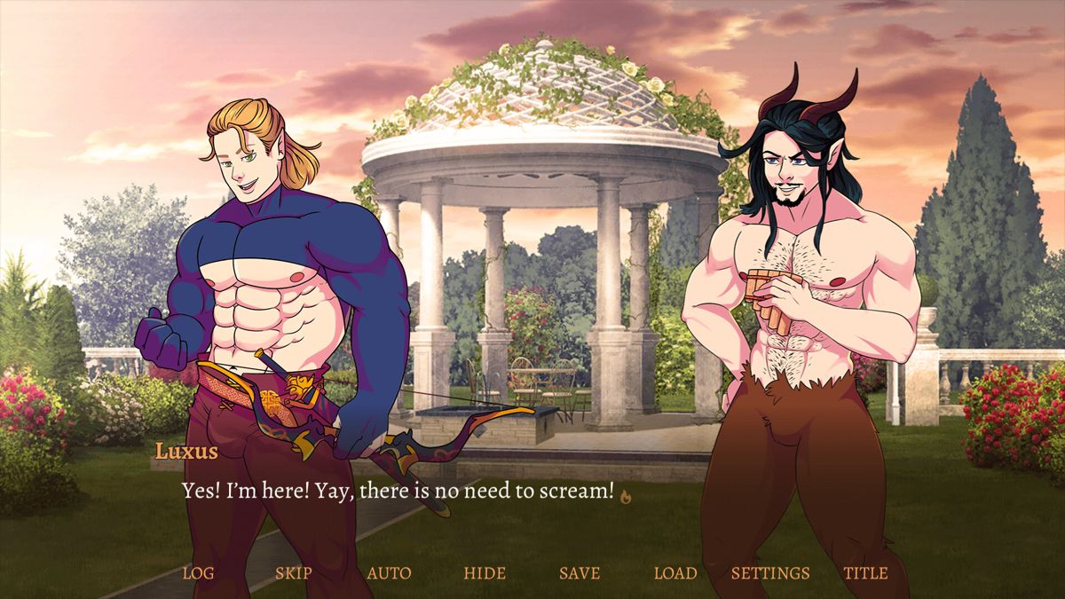 Burning Secrets: A Bara Visual Novel Screenshot (Steam)