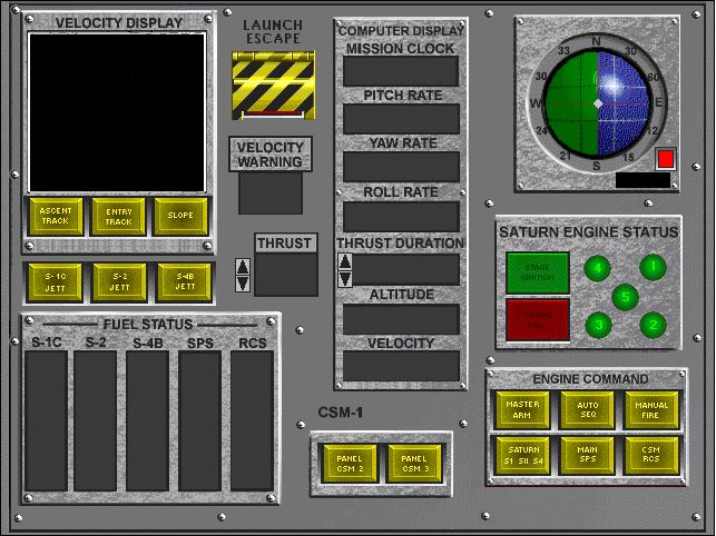 Apollo 18: The Moon Missions Screenshot (Project Two Interactive E3 1999 press disc)