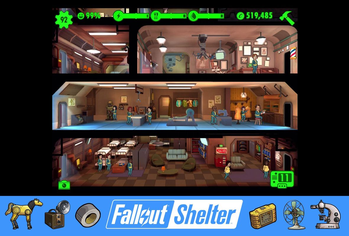 Fallout Shelter Screenshot (Official Facebook album > Timeline)