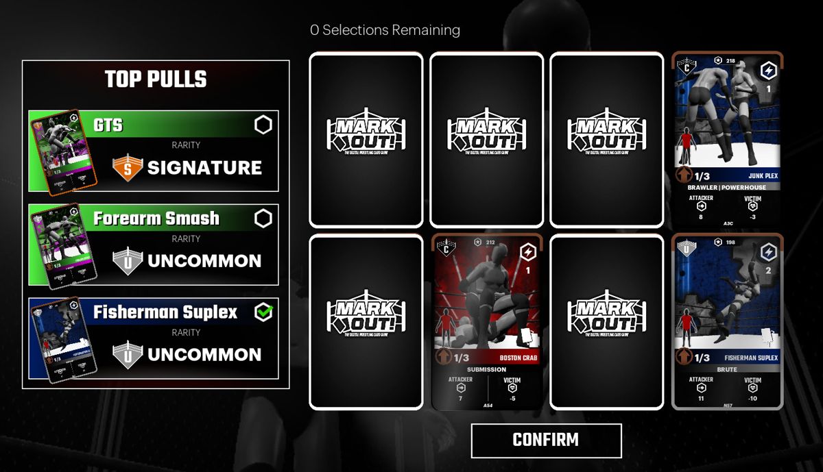 Mark Out! The Wrestling Card Game official promotional image MobyGames