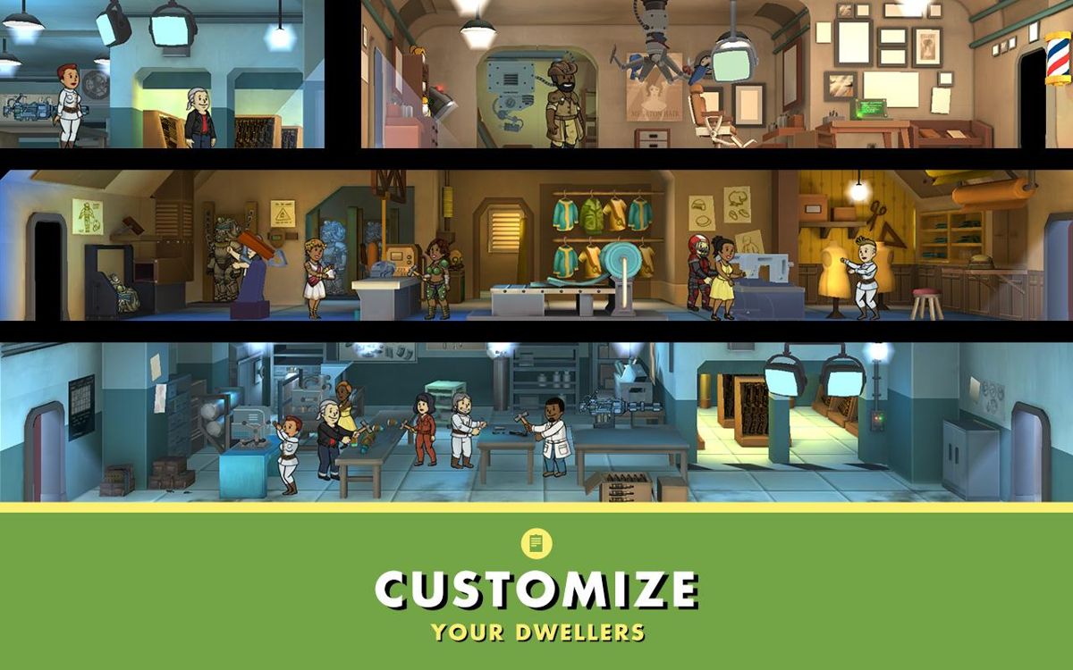 Fallout Shelter Screenshot (Google play store): for Android.