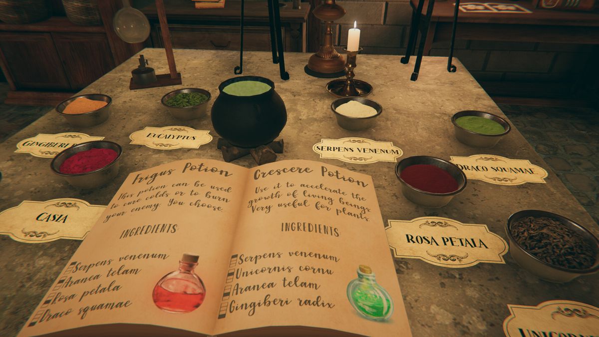Wizardry School: Escape Room Screenshot (Steam)