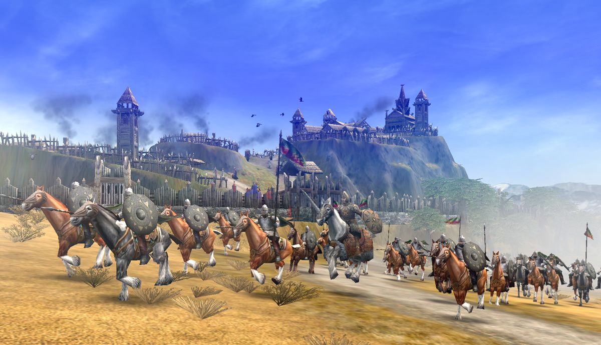 The Lord of the Rings: The Battle for Middle-earth Screenshot (Electronic Arts UK Press Extranet, 2004-05-13 (E3 2004 assets)): Riders of Rohan