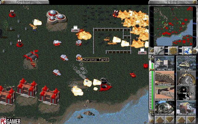 Command & Conquer: Red Alert - The Aftermath Screenshot (PC Gamer Online Preview, 1997)